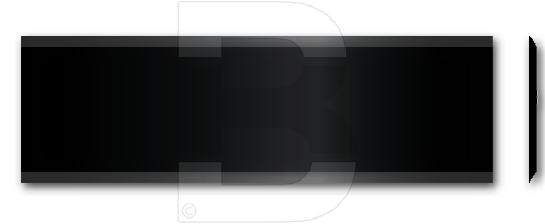 Plaque de Sonnette Sonnex 61 x 19 Alu noire matt
